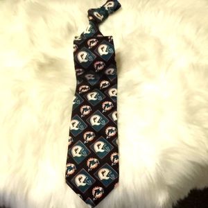 NFL RM Sport Miami Dolphins Logo Printed Tie